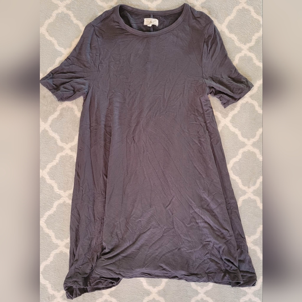 LOU & GREY DRESS 100% ORGANIC Gray SIZE L